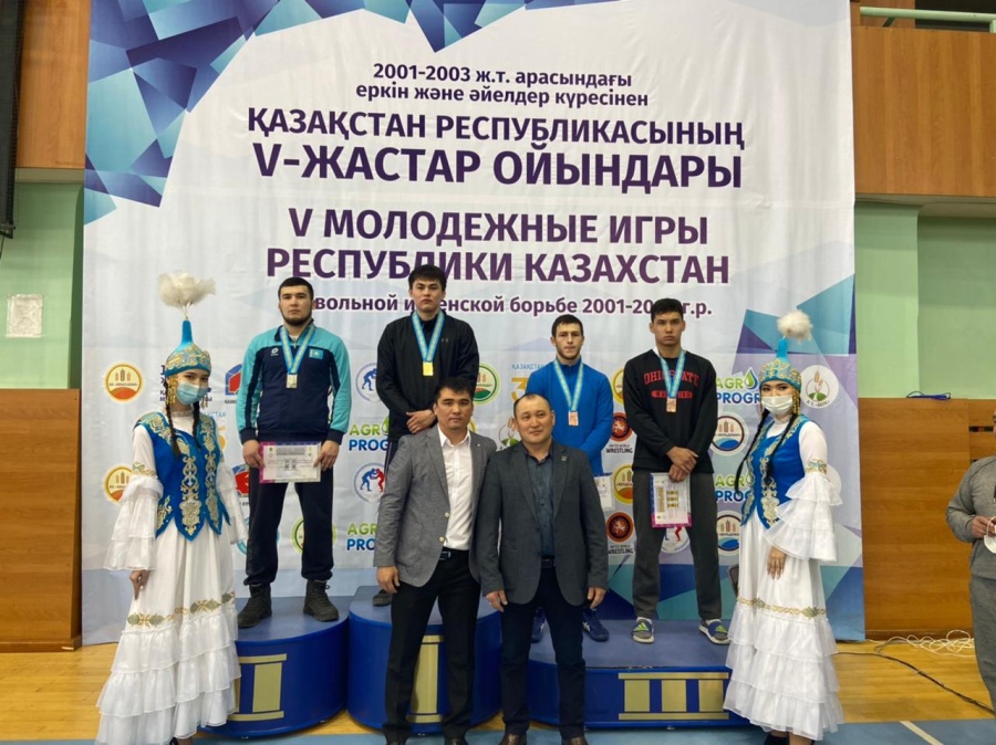 Әйелдер және еркін күрестен ҚР V-Жастар ойындары өтті